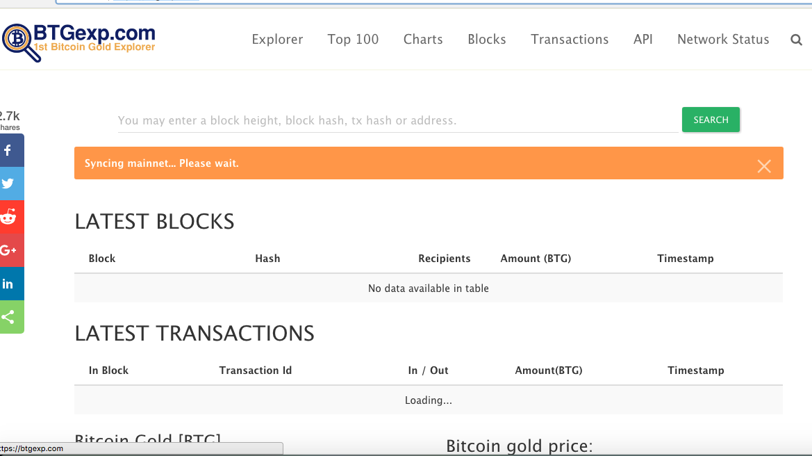 How Much Is Bitcoin Gold Price Ethereum Faucet For Blockchain - 